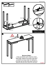 Предварительный просмотр 5 страницы Seconique Valencia Console Table Assembly Instructions Manual