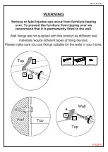 Предварительный просмотр 6 страницы Seconique Valencia Console Table Assembly Instructions Manual