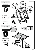 Preview for 7 page of Seconique VERMONT 3 DRAWER BEDSIDE Assembly Instructions Manual