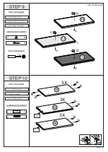 Preview for 8 page of Seconique VERMONT 3 DRAWER BEDSIDE Assembly Instructions Manual