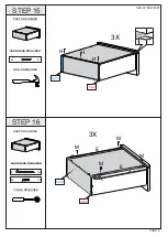 Preview for 11 page of Seconique VERMONT 3 DRAWER BEDSIDE Assembly Instructions Manual