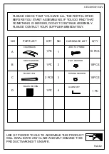 Предварительный просмотр 5 страницы Seconique Wexford Assembly Instructions Manual