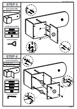 Предварительный просмотр 5 страницы Seconique WHITE CHARISMA HOME BAR TABLE Assembly Instructions Manual