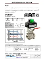 Sectoriel 734 XS Assembly And Maintenance Instructions предпросмотр