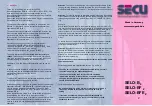 Preview for 2 page of Secu SELO-B 2 Manual