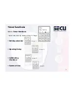 Preview for 7 page of Secu SELO-BR Operating Instructions Manual