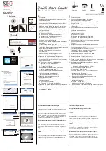 Preview for 2 page of Secufirst SEC 24  CAM 350 Quick Start Manual