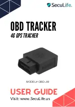 Предварительный просмотр 1 страницы SecuLife OBD-JM User Manual