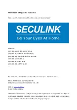 Seculink AVR5308L-M Operation Instructions Manual preview