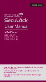 SecuLock ND-H1000 User Manual preview