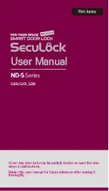 SecuLock ND-S Series User Manual preview