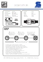 SECUMAR SCOUT 275 3D Manual preview