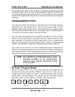 Preview for 8 page of Secura Key Radio Key 600e Operating & Installation Manual