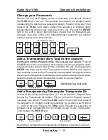 Preview for 9 page of Secura Key Radio Key 600e Operating & Installation Manual