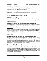 Preview for 13 page of Secura Key Radio Key 600e Operating & Installation Manual