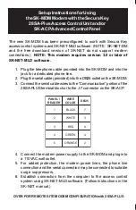 Preview for 1 page of Secura Key SK-MDM Setup Instructions