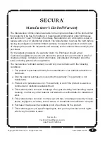 Предварительный просмотр 11 страницы Secura SPO-17GS User Manual