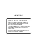 Preview for 3 page of Secura SWK-1701DB User Instructions