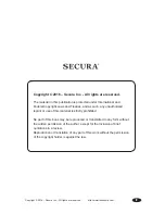 Предварительный просмотр 3 страницы Secura TXG-DS15 User Manual