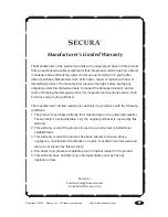 Предварительный просмотр 23 страницы Secura TXG-DS15 User Manual