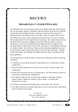 Предварительный просмотр 31 страницы Secura TXG-DS16 User Manual