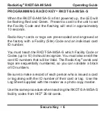 Preview for 10 page of Securakey Radio Key RKDT-SA-M Operating Manual