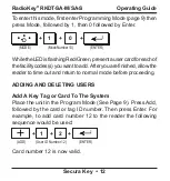 Preview for 16 page of Securakey Radio Key RKDT-SA-M Operating Manual