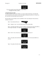 Preview for 13 page of Securam EC-0601A-L22-C-II-CH Operating Instructions Manual