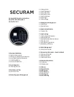 Securam FPC-1701A-B22-II Operation Instructions Manual предпросмотр