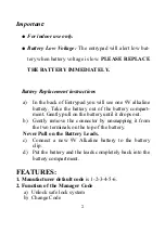 Предварительный просмотр 2 страницы Securam SafeLogic Basic EC-0601A Series Operating Instructions