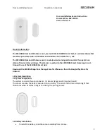 Securam SH-DW01 Operation Instructions Manual предпросмотр