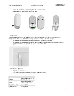 Preview for 2 page of Securam SH-DW01 Operation Instructions Manual