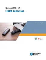 Secure Data SecureUSB KP User Manual preview