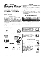 Предварительный просмотр 14 страницы Secure Home SH-5525 Manual