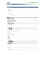 Preview for 3 page of Secure Power SP201 User Manual