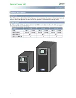 Preview for 6 page of Secure Power SP201 User Manual