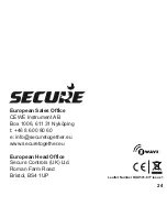 Preview for 24 page of Secure SRT323 User And Installation Instructions Manual