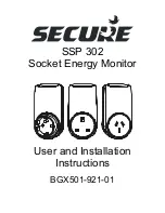 Preview for 1 page of Secure SSP 302 User And Installation Instructions Manual