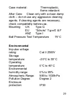 Preview for 29 page of Secure SSP 302 User And Installation Instructions Manual