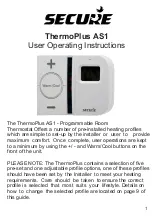 Preview for 1 page of Secure ThermoPlus AS1 User Operating Instructions Manual