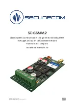 Preview for 1 page of SECURECOM SC-GSM M2 Installation Manual