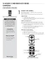 Preview for 1 page of SECURECOM V-4020C-1 Installation Manual