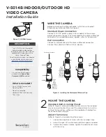 SECURECOM V‑5014B Installation Manual предпросмотр