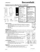 Securefast SBL340 Installation Instructions preview