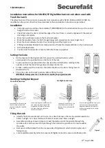 Preview for 1 page of Securefast SBL669/SP Installation Instructions