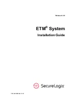 Preview for 1 page of SecureLogix ETM System Installation Manual