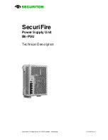 Securiton SecuriFire B6-PSU Technical Description preview