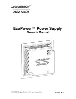 Securitron EcoPower EPS-05 Owner'S Manual preview