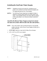 Предварительный просмотр 11 страницы Securitron EcoPower EPS-05 Owner'S Manual