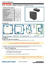 Securiturk SGL-1S1500 User Manual preview